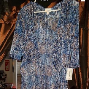 NWT Lularoe Shirley Small Mermaid Accordion fabric